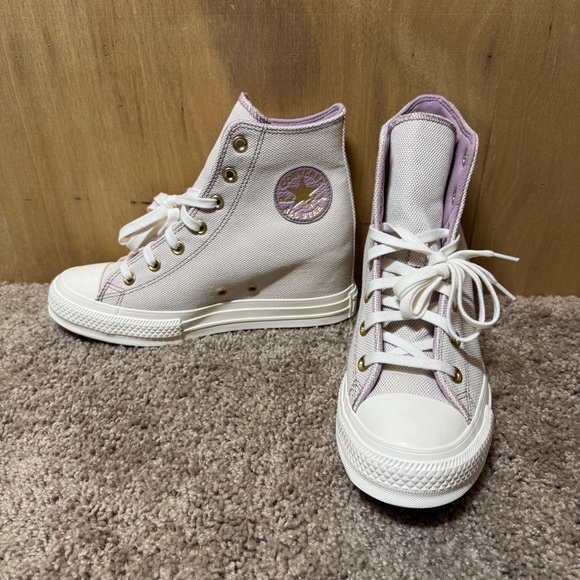 Converse Chuck Taylor All Star Shoes Women's Sz 9 Wedge Platform High Top New - Picture 1 of 9
